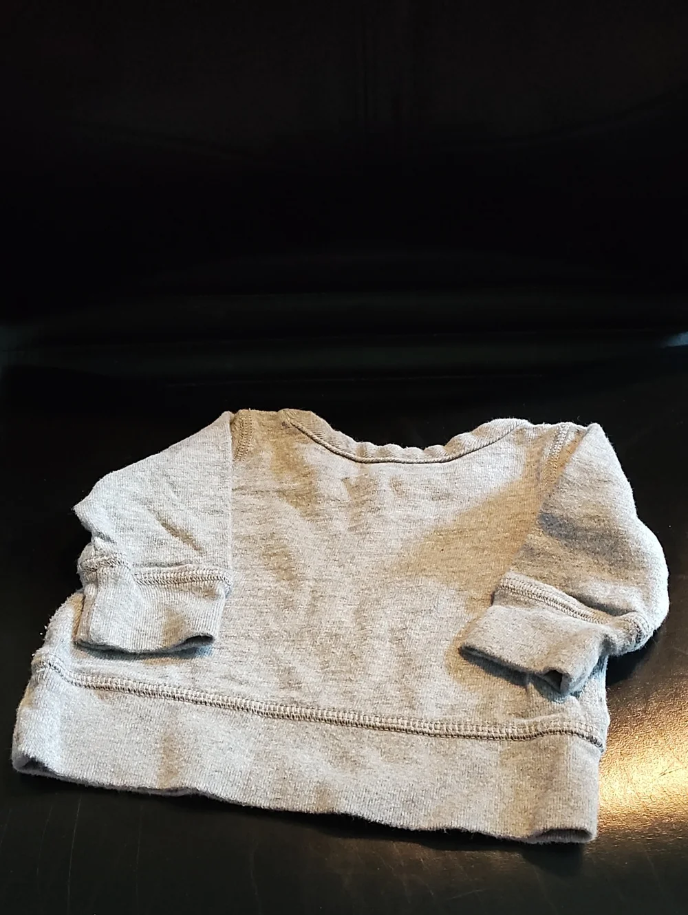 Baby GAP Light Gray Sweatshirt with White 'HOP' Appliqué 3-6 Months